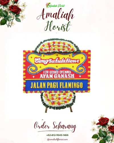 Bunga Papan Congratulation di Kendalserut